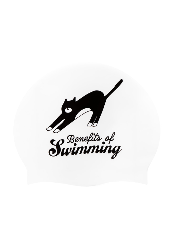 Stretch Cat Swim Cap